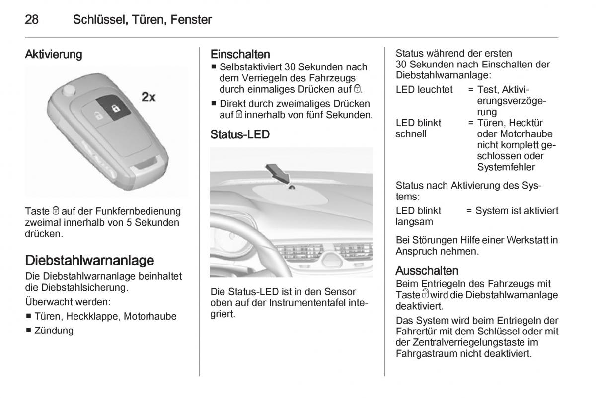 Opel Corsa E Handbuch / page 30