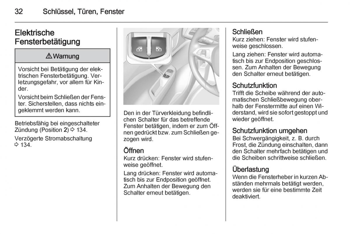 Opel Corsa E Handbuch / page 34