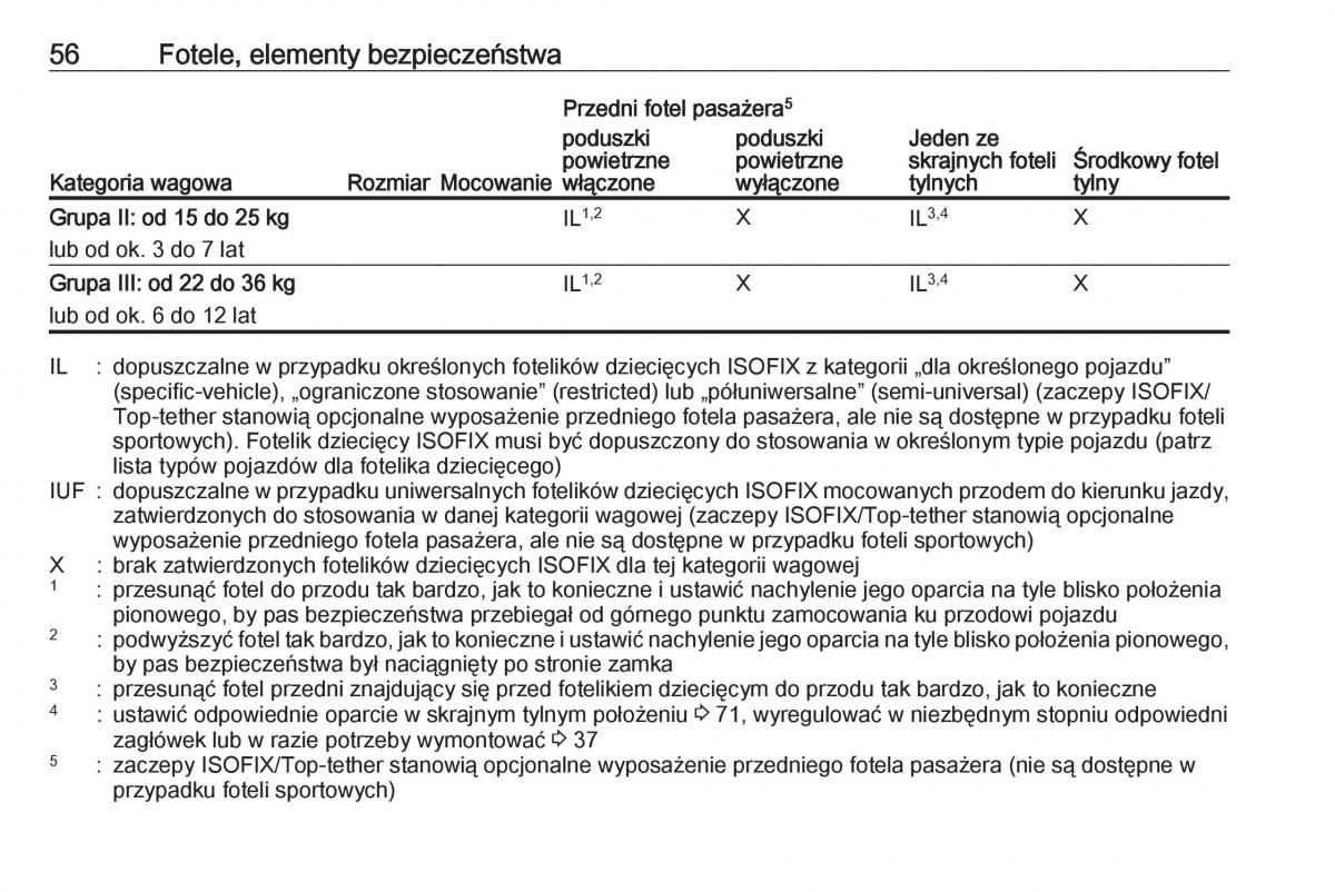 Opel Corsa E instrukcja obslugi / page 58