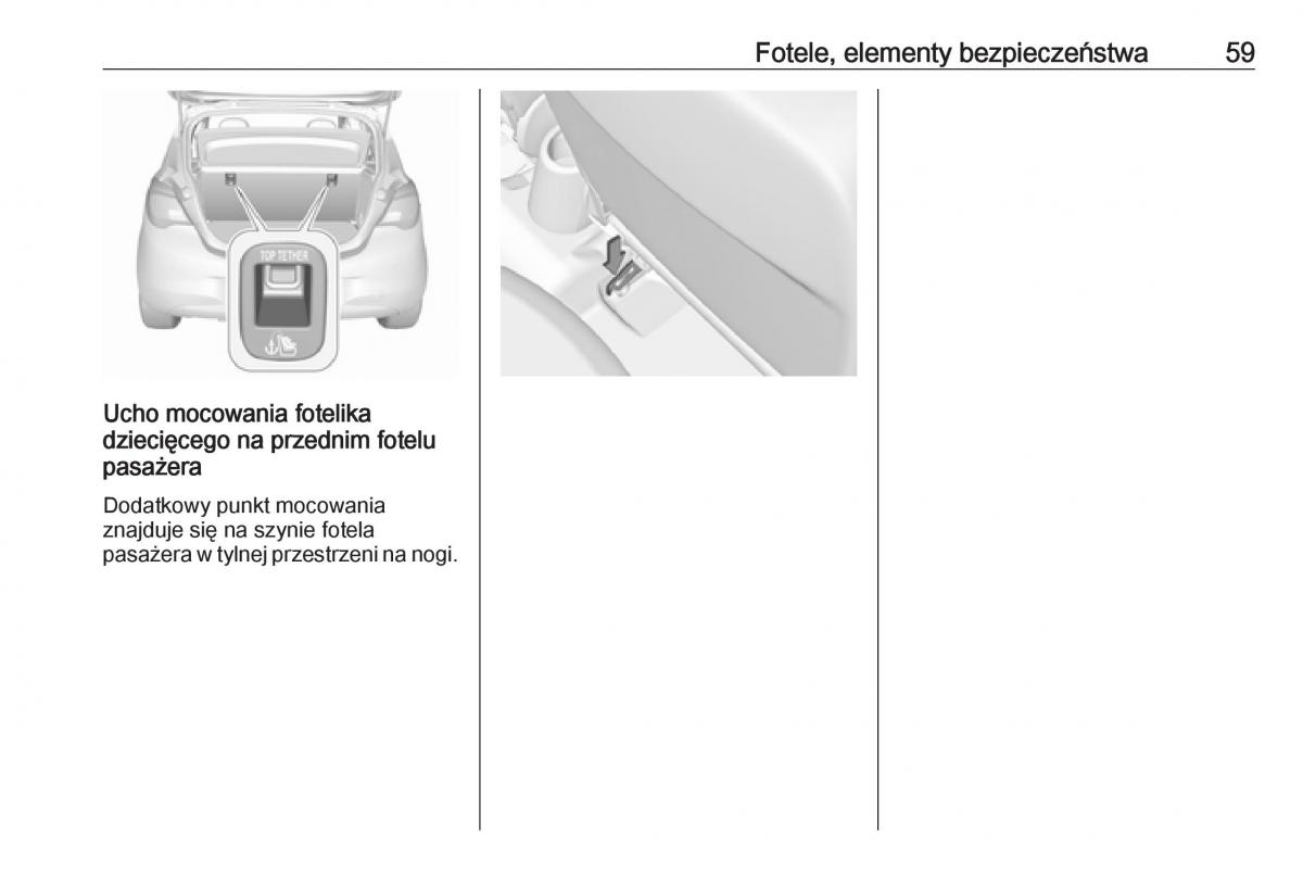 Opel Corsa E instrukcja obslugi / page 61