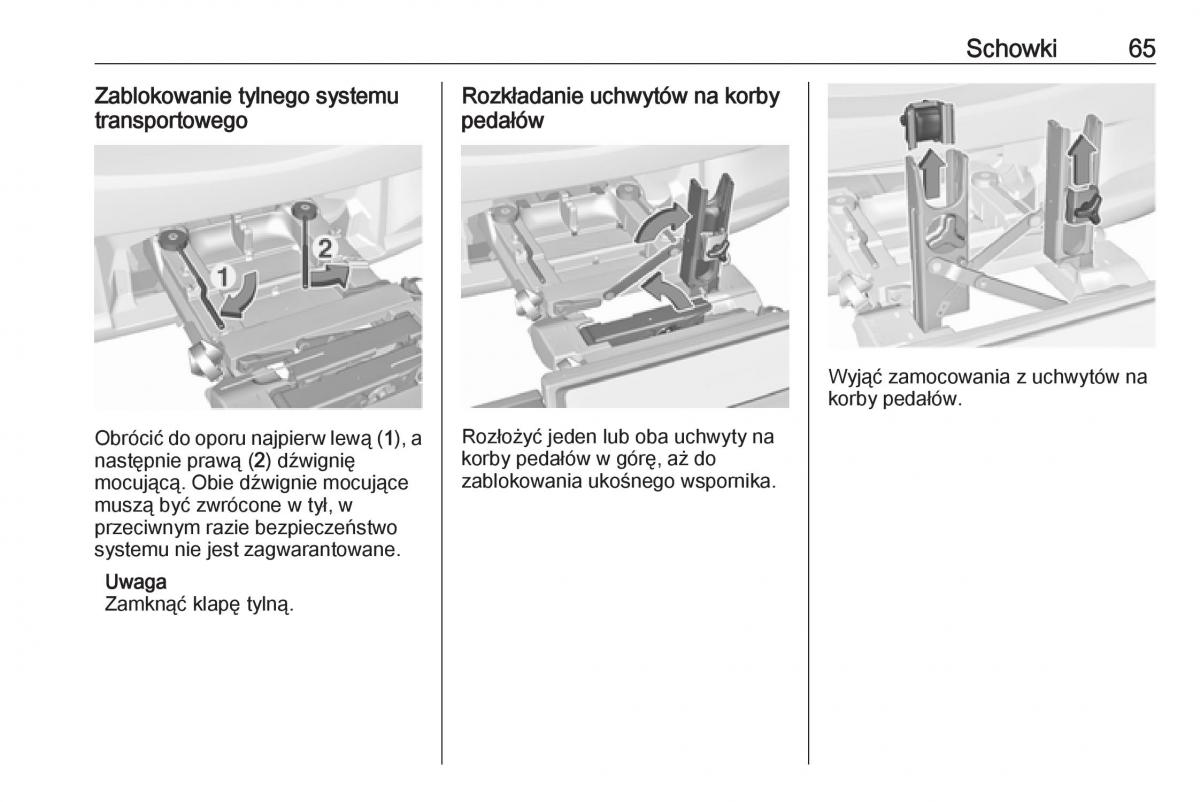 Opel Corsa E instrukcja obslugi / page 67