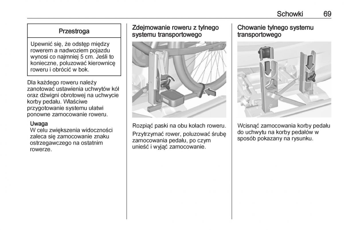 Opel Corsa E instrukcja obslugi / page 71