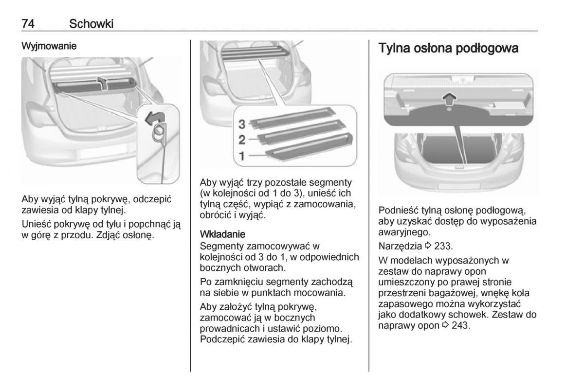 Opel Corsa E instrukcja obslugi / page 76