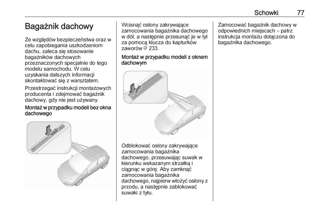 Opel Corsa E instrukcja obslugi / page 79