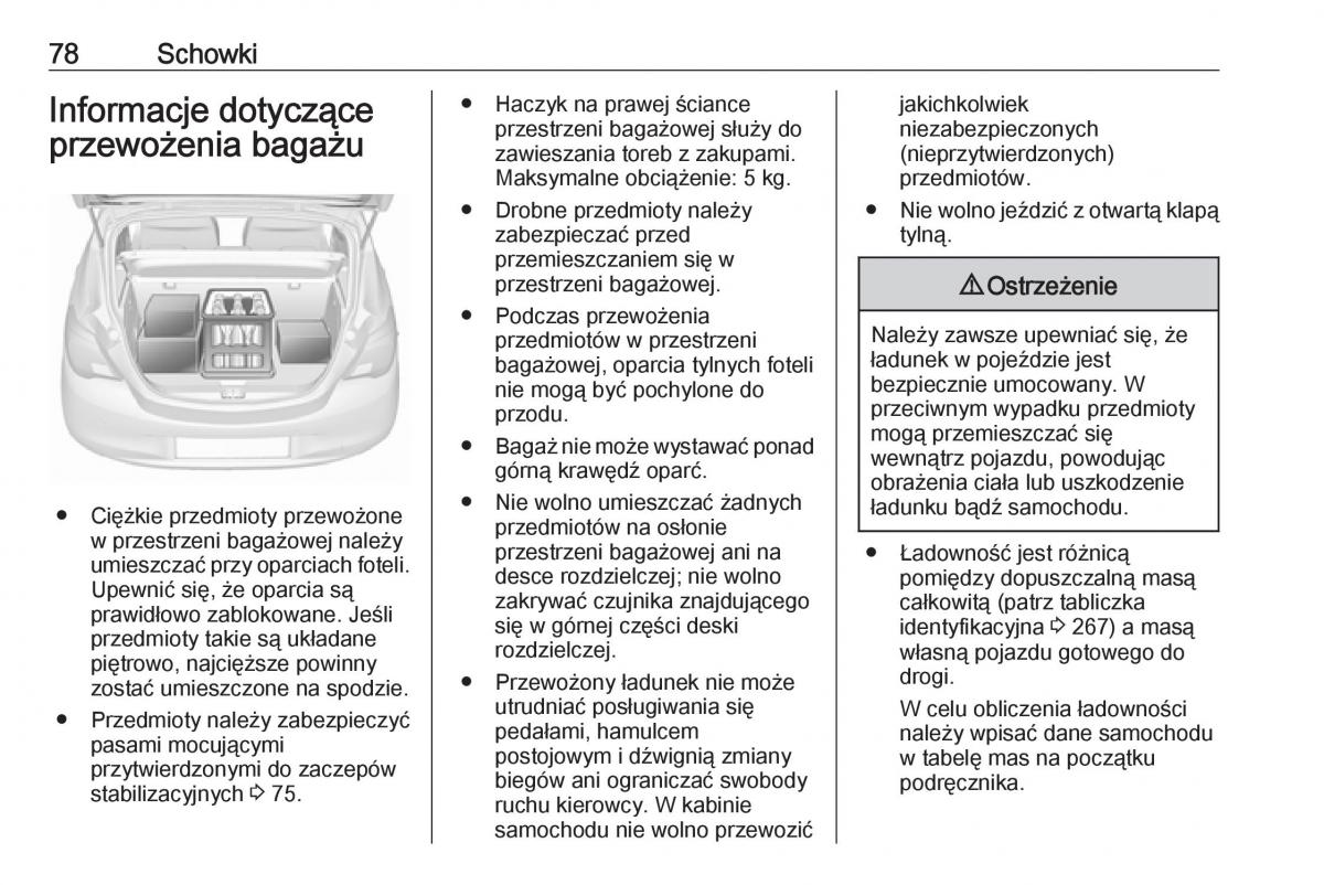 Opel Corsa E instrukcja obslugi / page 80