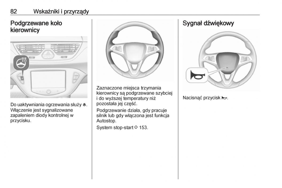 Opel Corsa E instrukcja obslugi / page 84