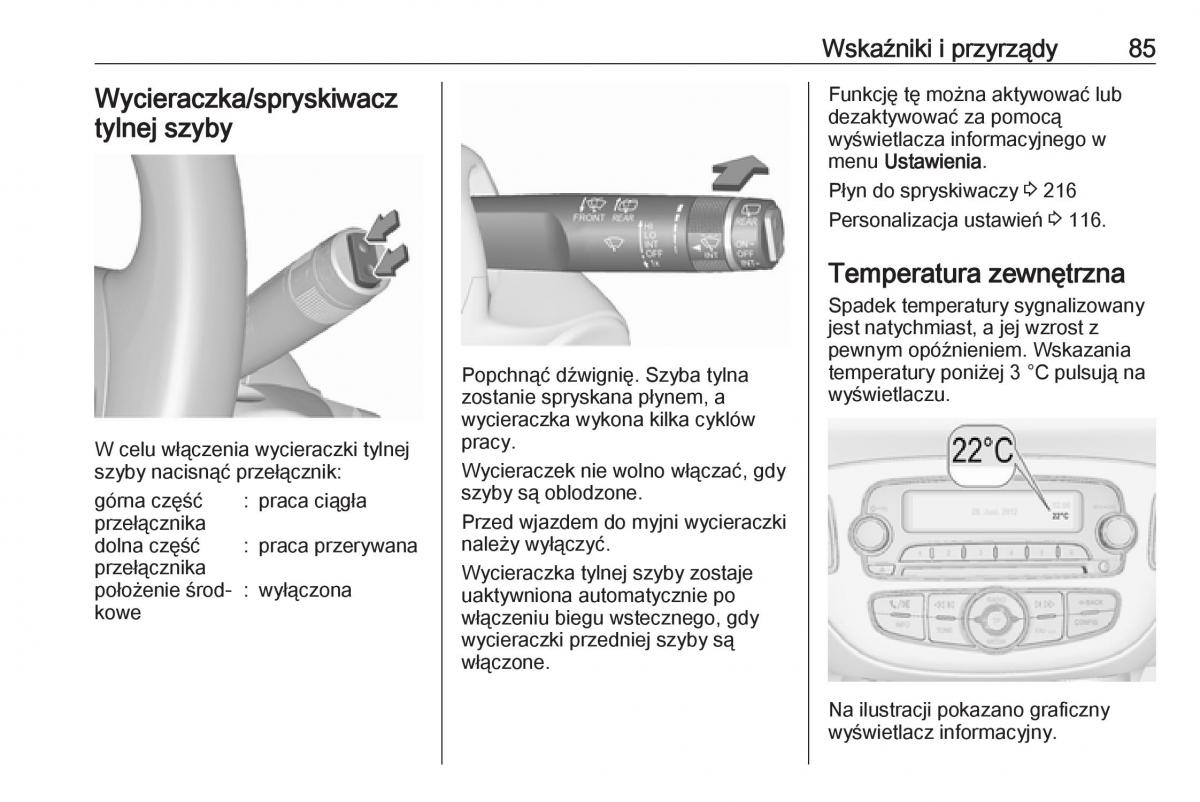 Opel Corsa E instrukcja obslugi / page 87