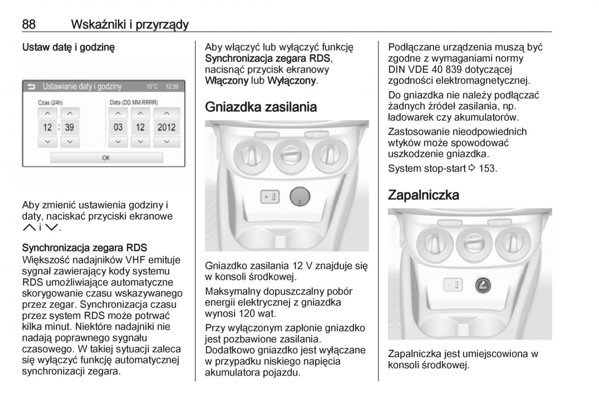 Opel Corsa E instrukcja obslugi / page 90