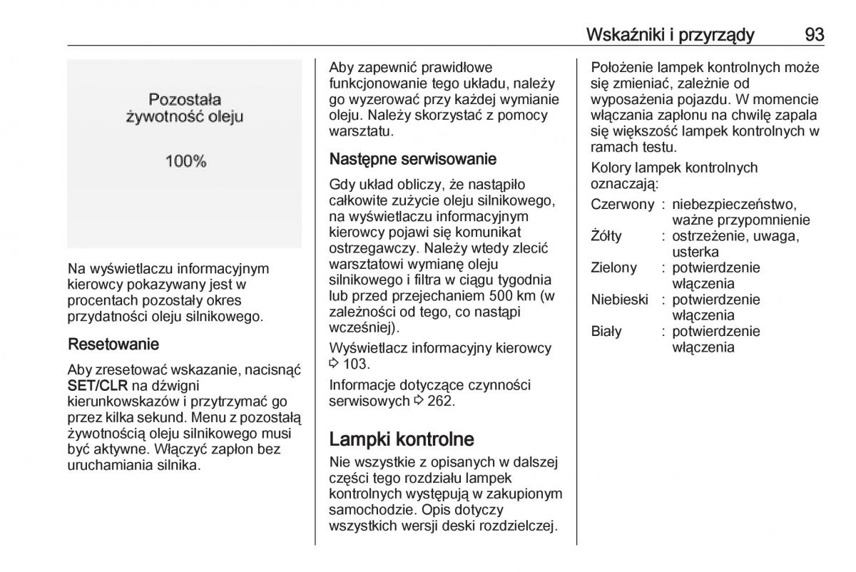 Opel Corsa E instrukcja obslugi / page 95