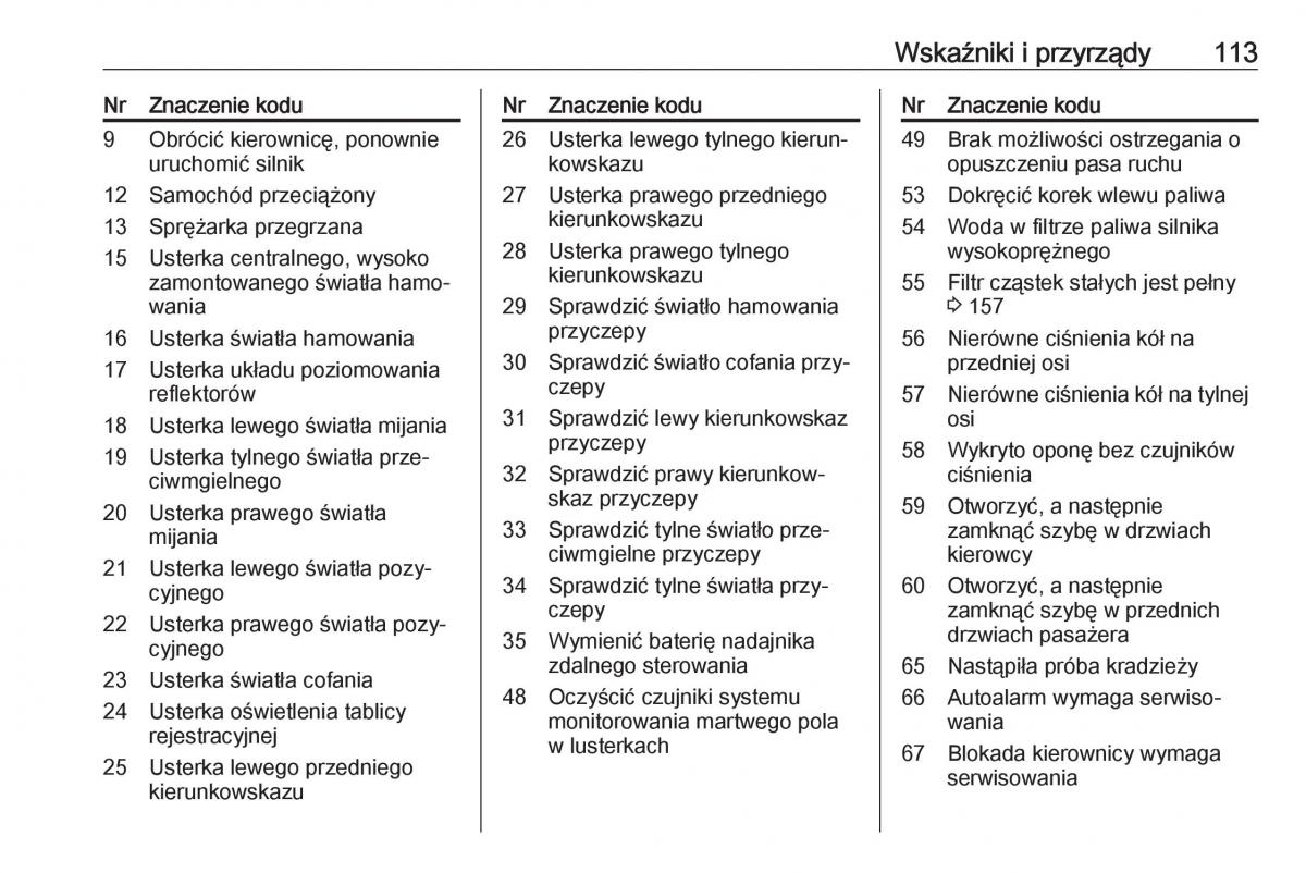 Opel Corsa E instrukcja obslugi / page 115