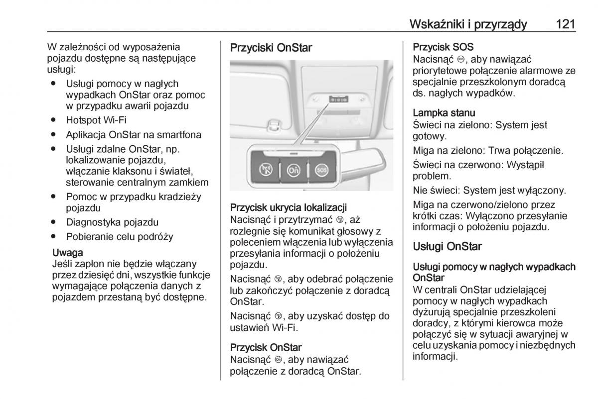 Opel Corsa E instrukcja obslugi / page 123