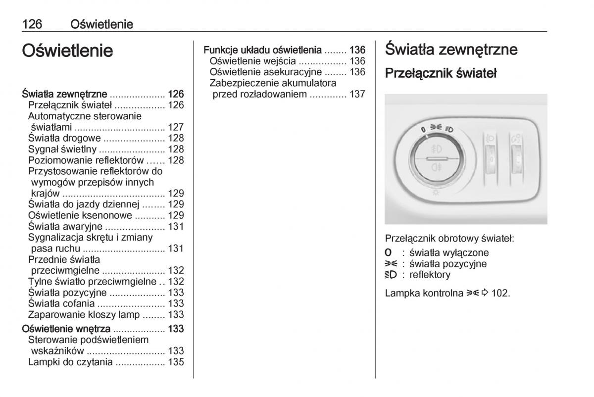 Opel Corsa E instrukcja obslugi / page 128