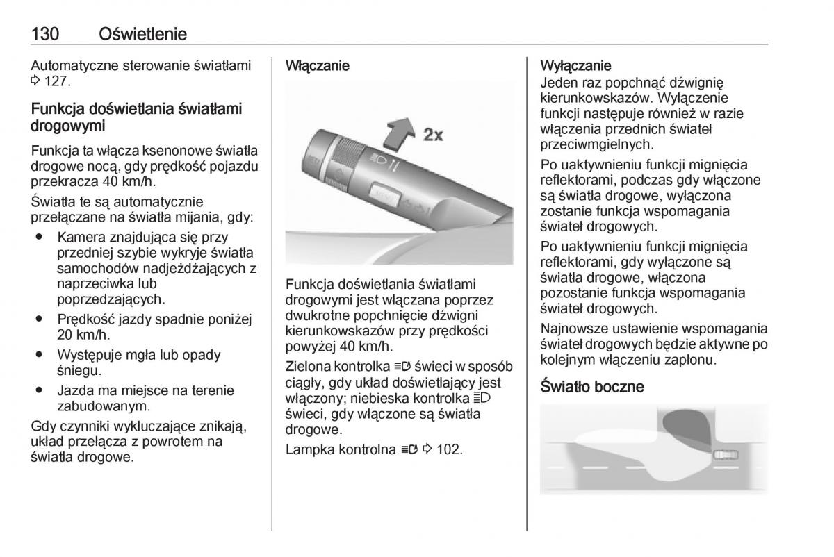 Opel Corsa E instrukcja obslugi / page 132