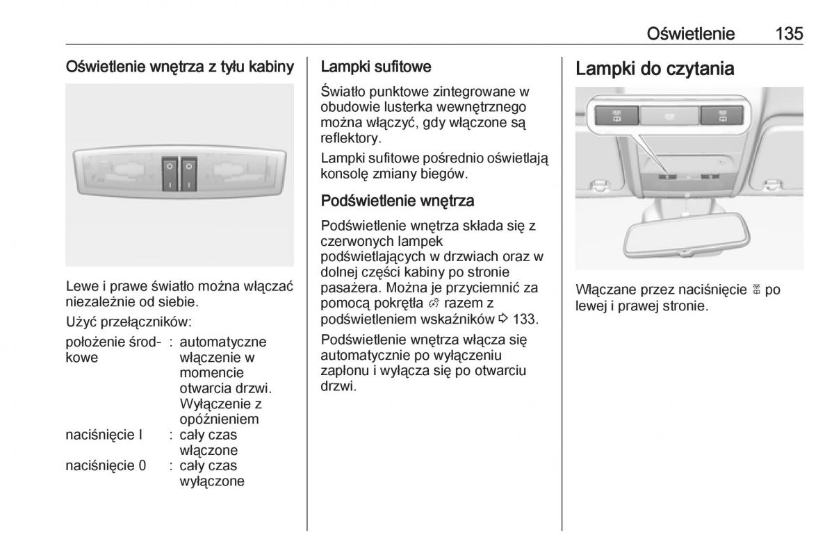 Opel Corsa E instrukcja obslugi / page 137