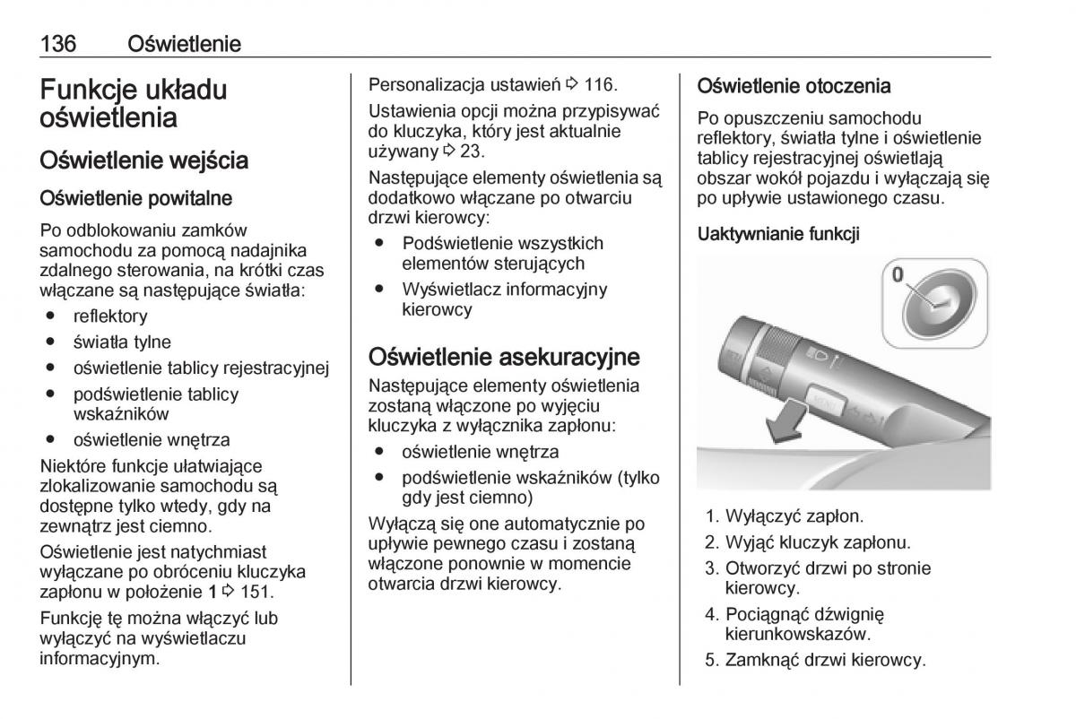 Opel Corsa E instrukcja obslugi / page 138