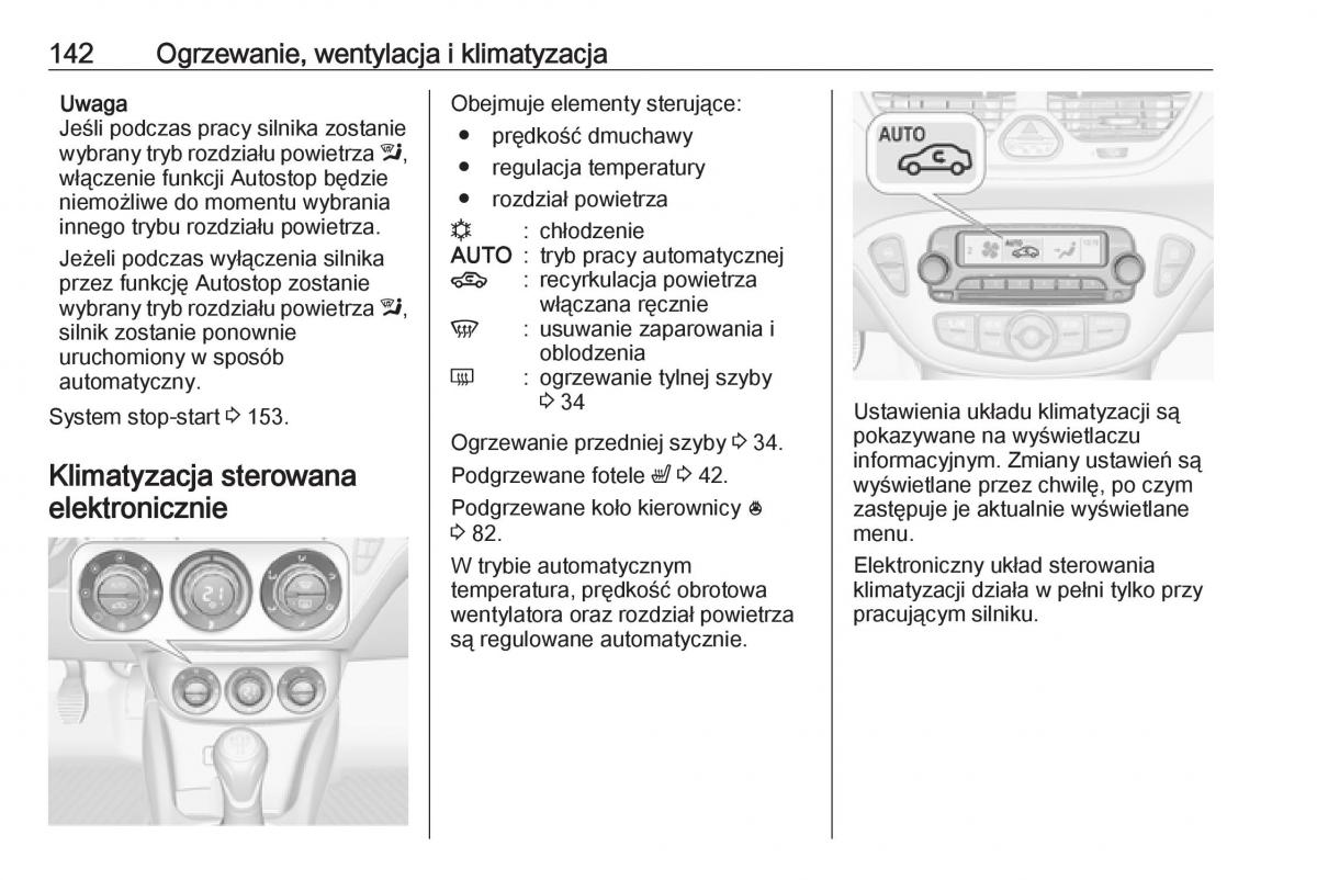 Opel Corsa E instrukcja obslugi / page 144