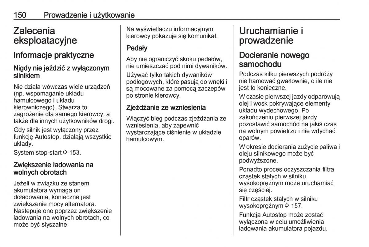 Opel Corsa E instrukcja obslugi / page 152