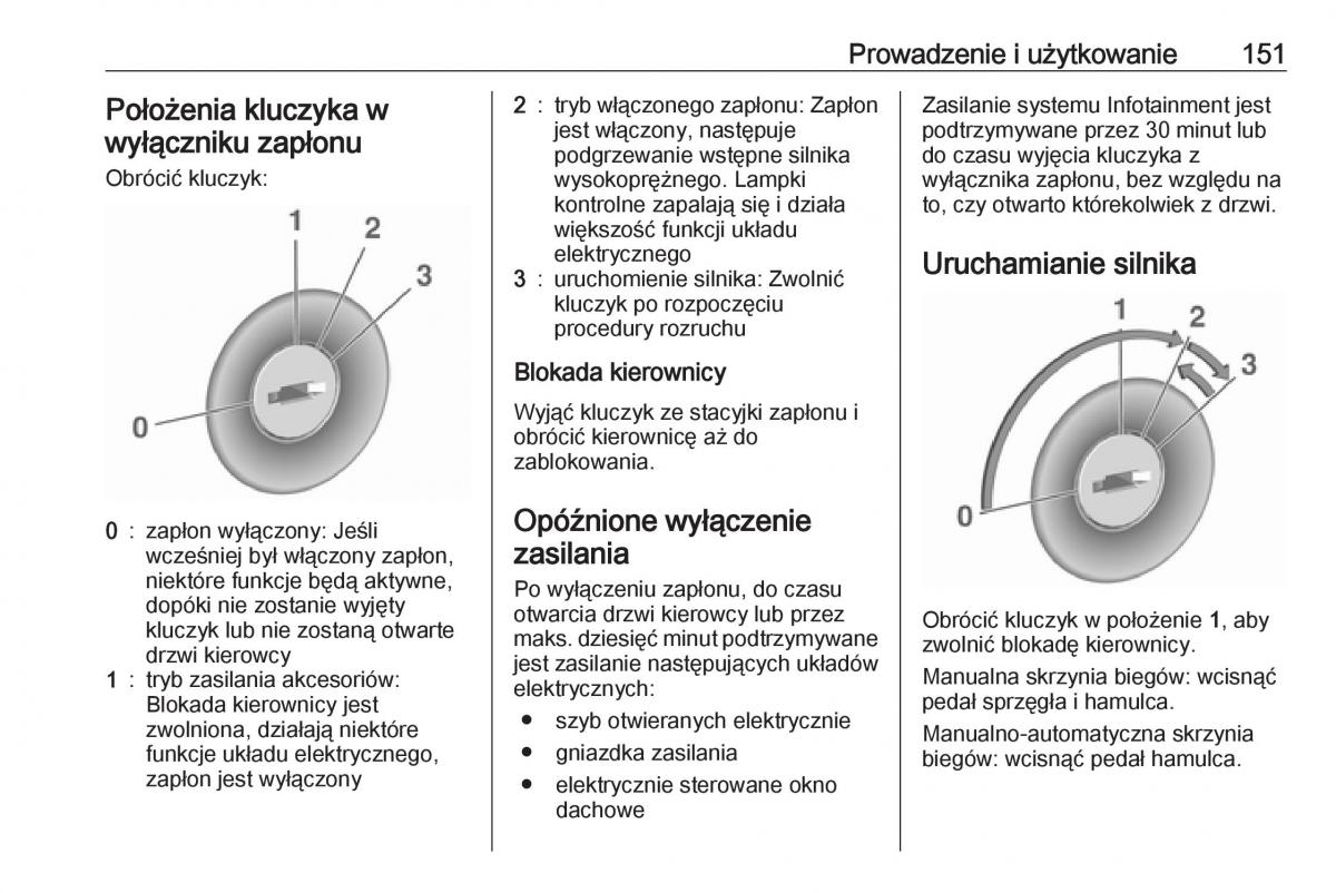 Opel Corsa E instrukcja obslugi / page 153