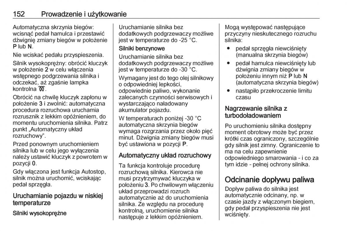 Opel Corsa E instrukcja obslugi / page 154