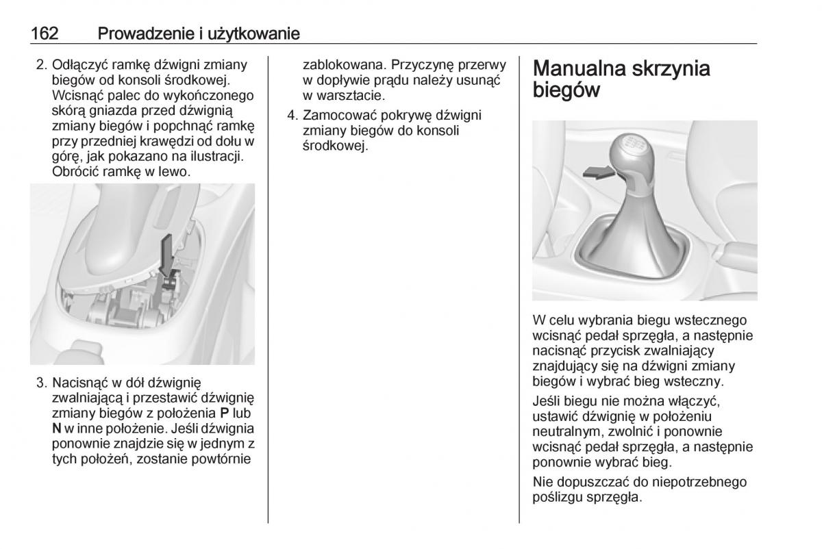 Opel Corsa E instrukcja obslugi / page 164