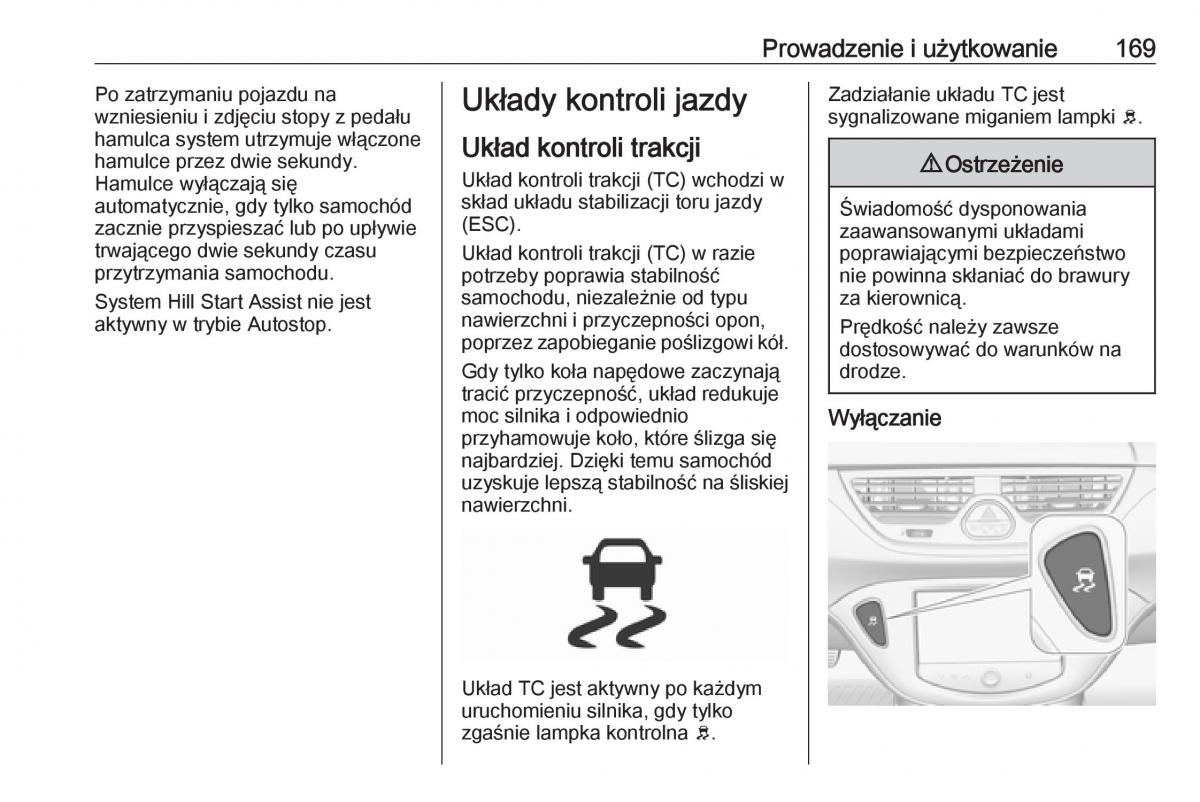 Opel Corsa E instrukcja obslugi / page 171