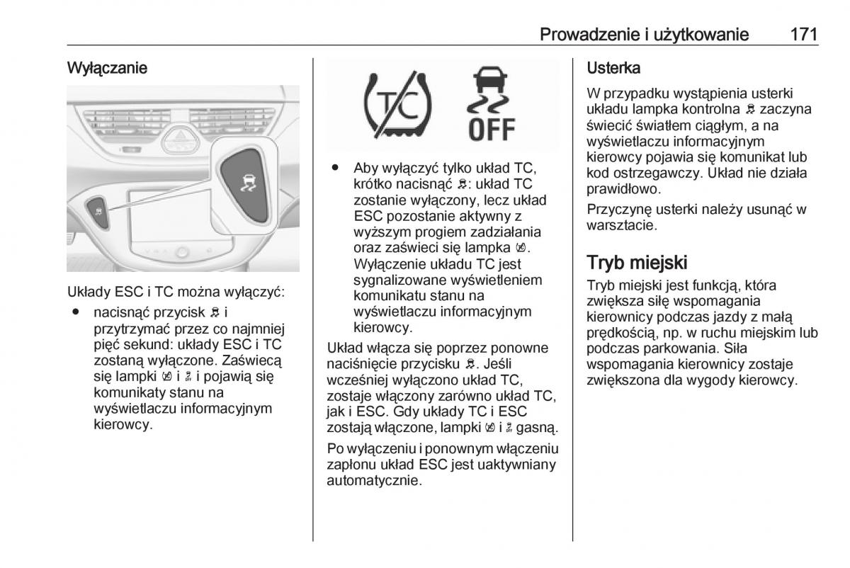 Opel Corsa E instrukcja obslugi / page 173