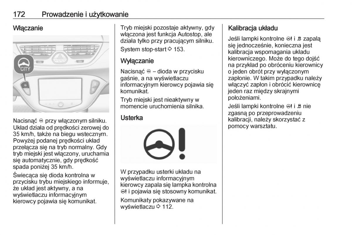 Opel Corsa E instrukcja obslugi / page 174