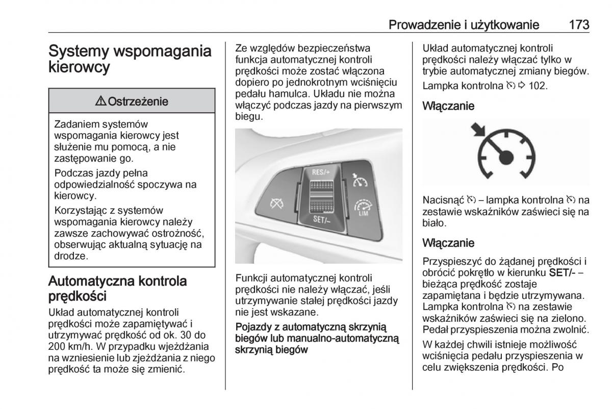 Opel Corsa E instrukcja obslugi / page 175