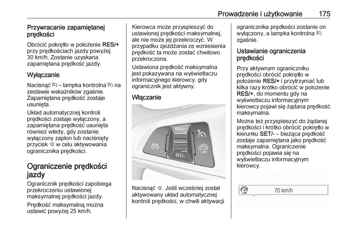 Opel Corsa E instrukcja obslugi / page 177