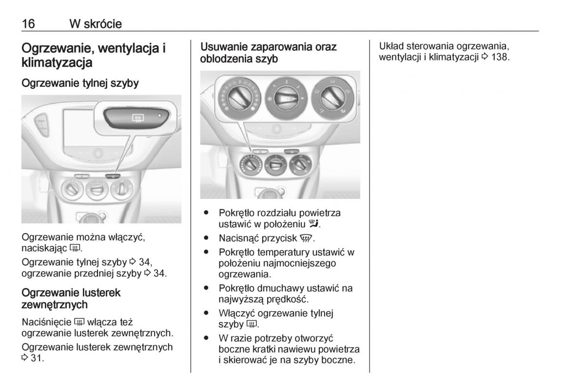 Opel Corsa E instrukcja obslugi / page 18