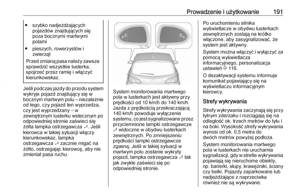 Opel Corsa E instrukcja obslugi / page 193