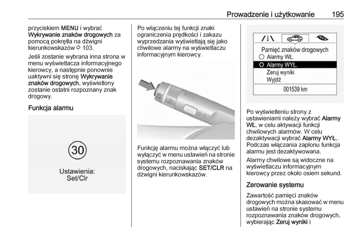 Opel Corsa E instrukcja obslugi / page 197