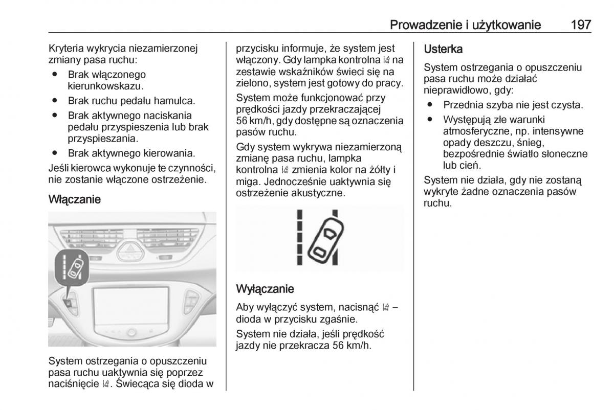 Opel Corsa E instrukcja obslugi / page 199