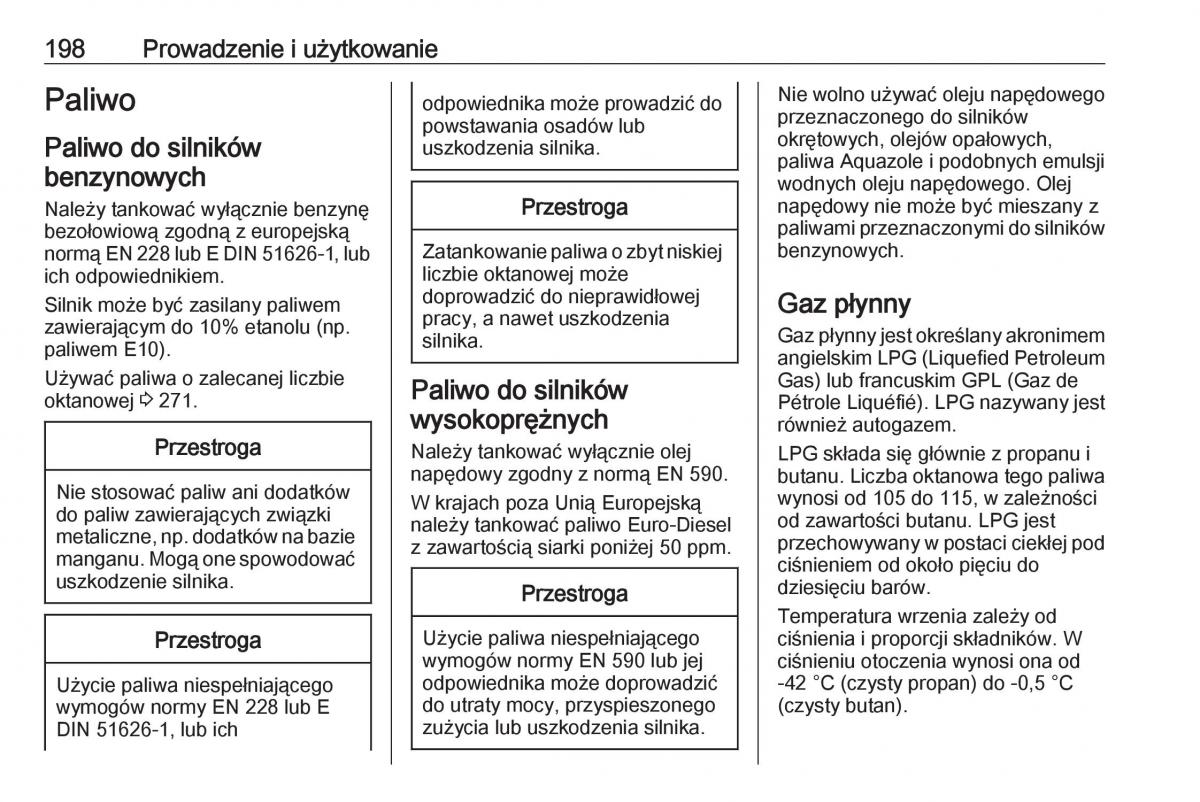 Opel Corsa E instrukcja obslugi / page 200