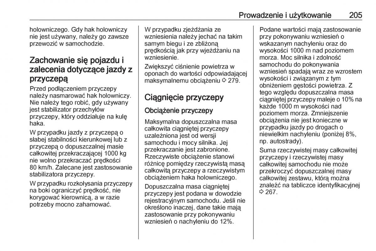 Opel Corsa E instrukcja obslugi / page 207