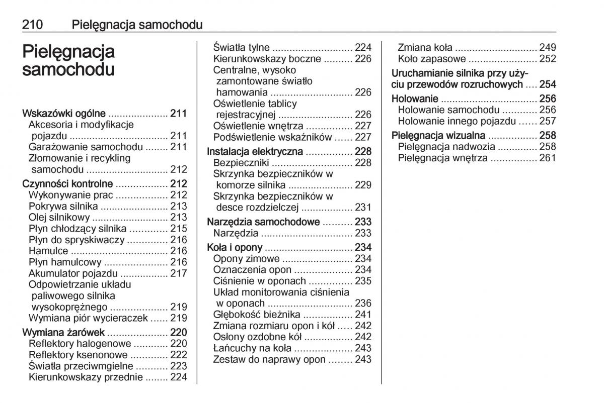 Opel Corsa E instrukcja obslugi / page 212