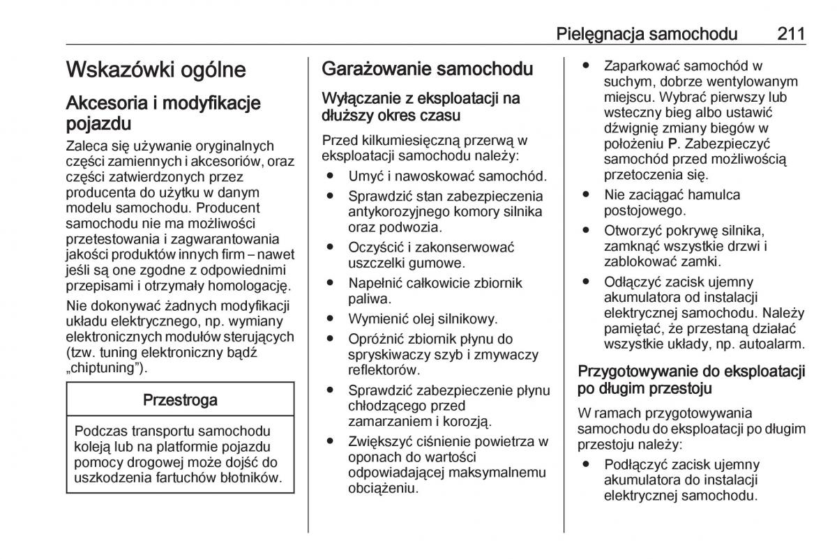 Opel Corsa E instrukcja obslugi / page 213