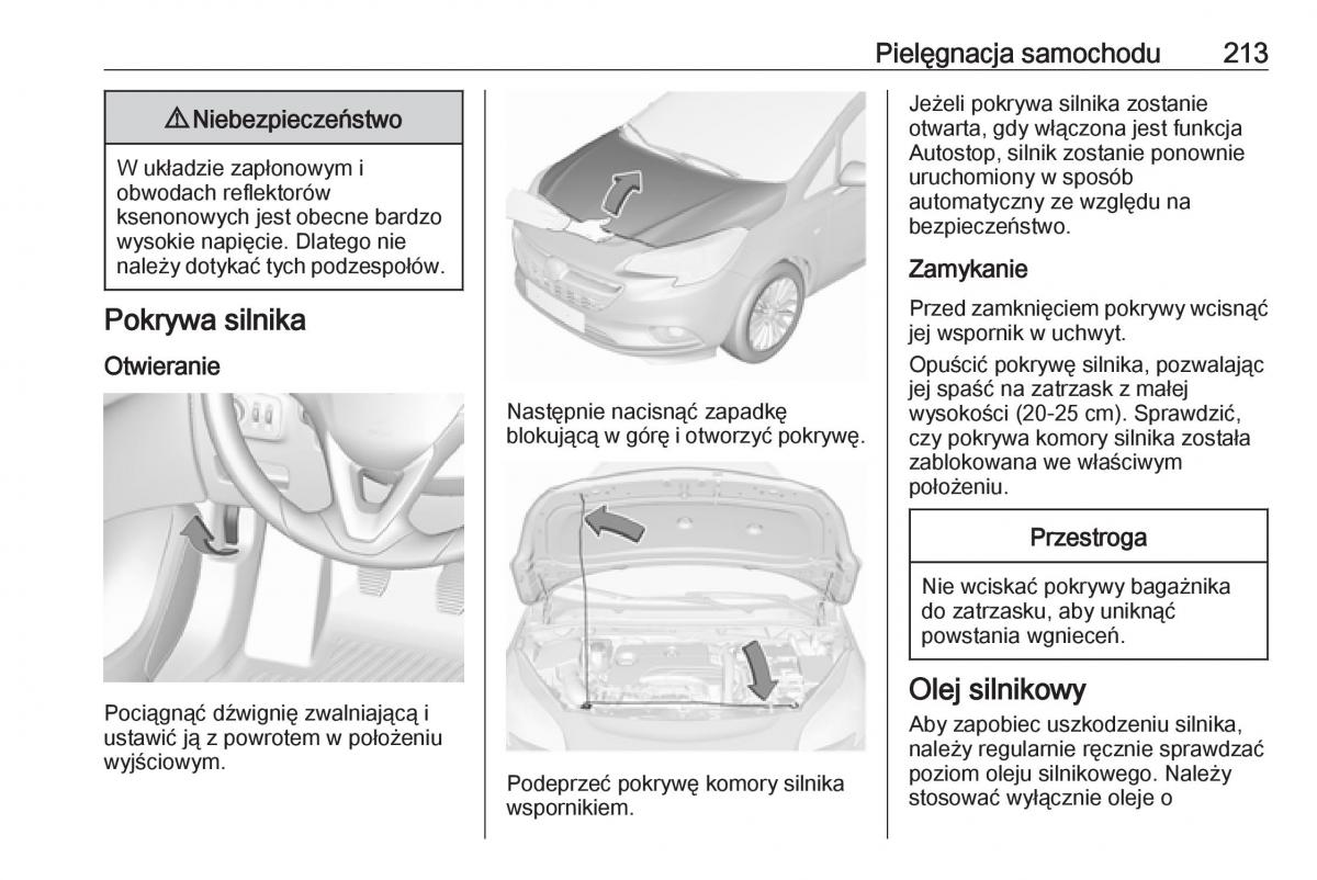 Opel Corsa E instrukcja obslugi / page 215