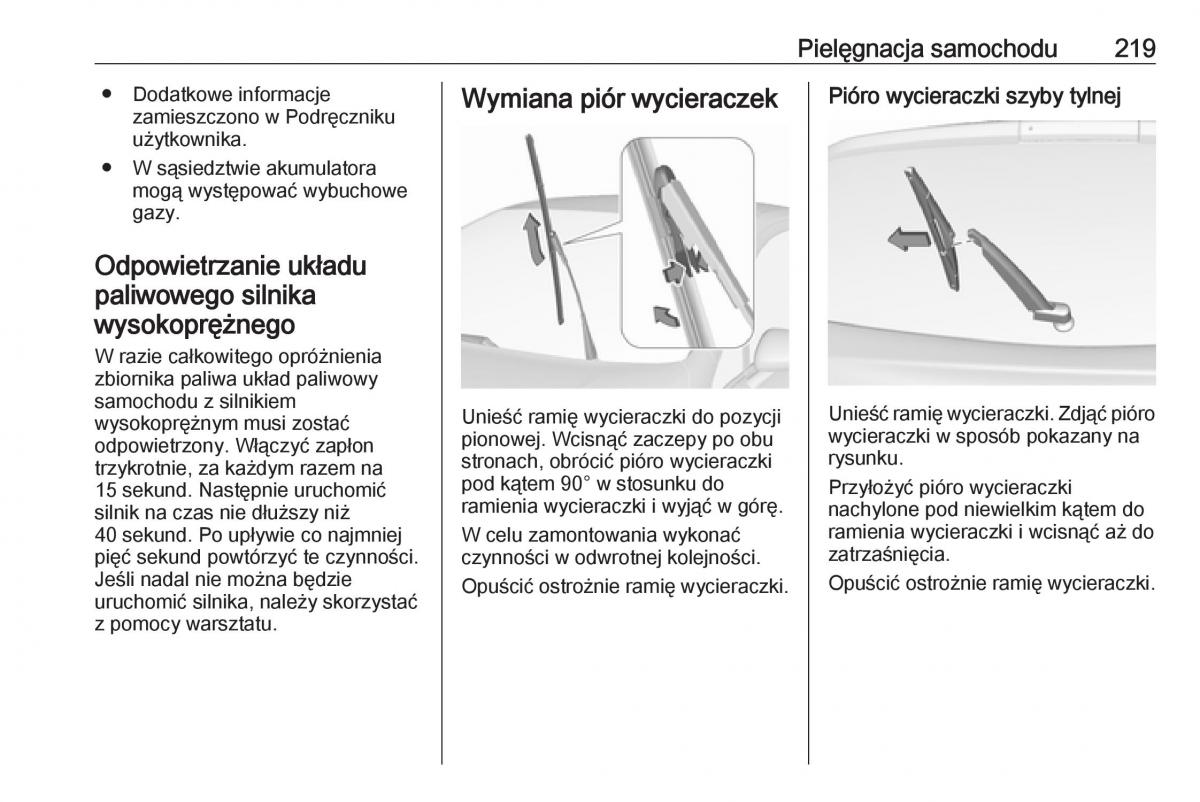 Opel Corsa E instrukcja obslugi / page 221