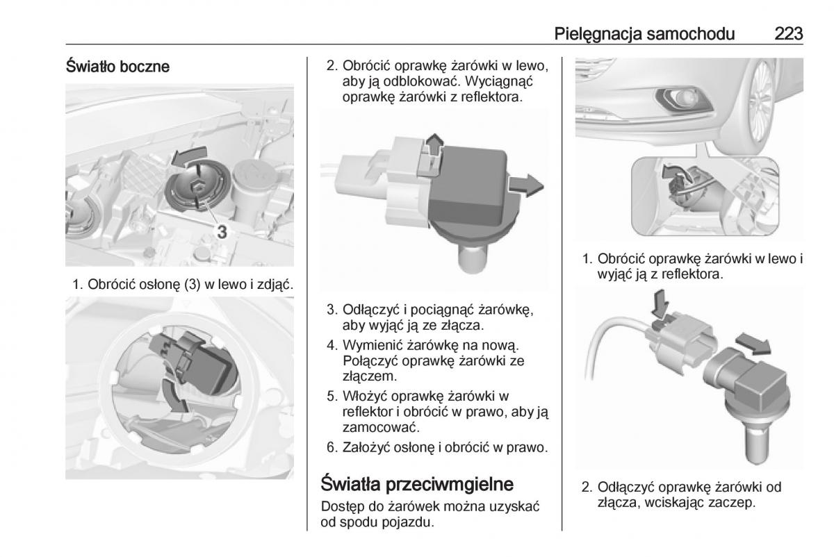 Opel Corsa E instrukcja obslugi / page 225