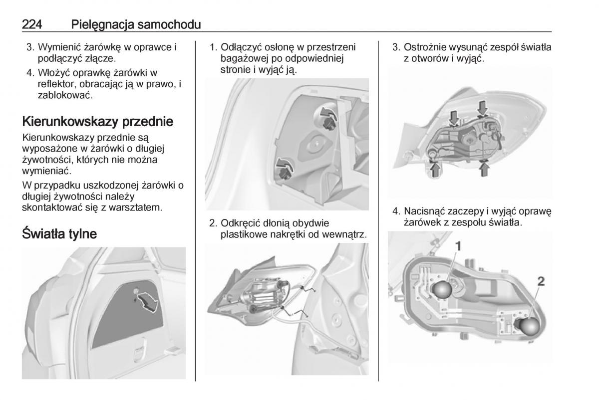 Opel Corsa E instrukcja obslugi / page 226