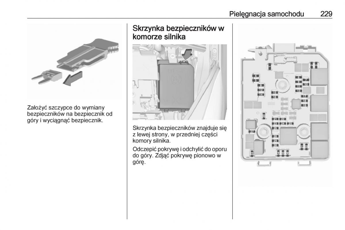 Opel Corsa E instrukcja obslugi / page 231