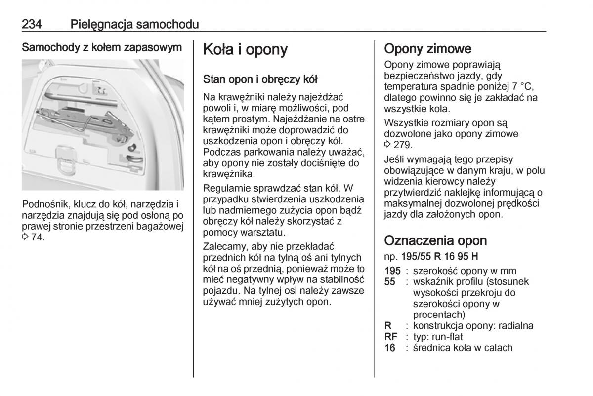 Opel Corsa E instrukcja obslugi / page 236