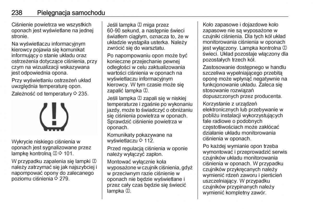 Opel Corsa E instrukcja obslugi / page 240