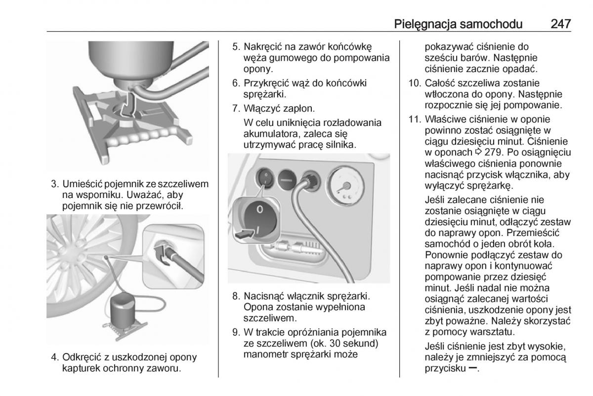 Opel Corsa E instrukcja obslugi / page 249