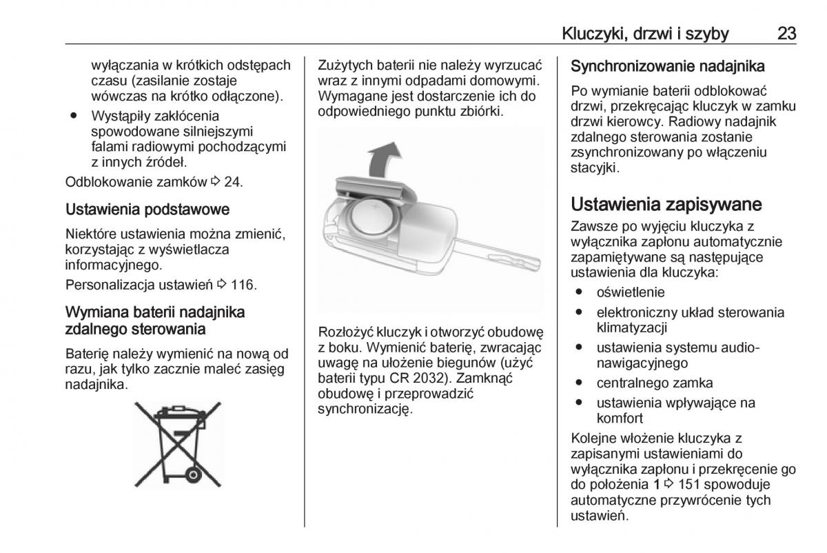 Opel Corsa E instrukcja obslugi / page 25