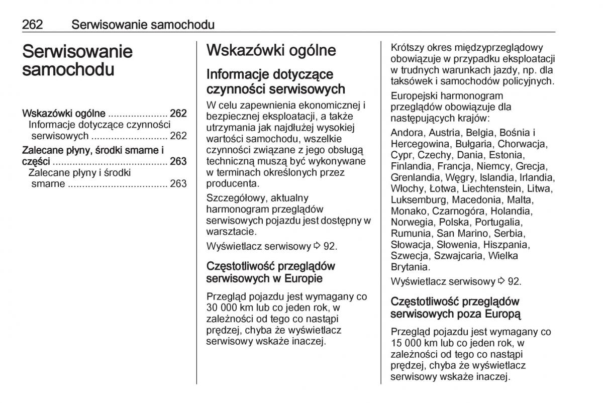 Opel Corsa E instrukcja obslugi / page 264