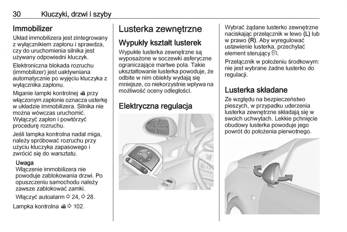 Opel Corsa E instrukcja obslugi / page 32