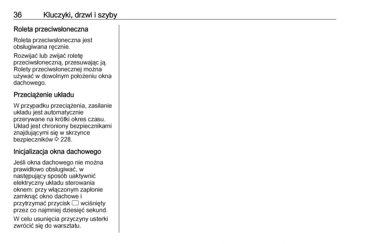 Opel Corsa E instrukcja obslugi / page 38