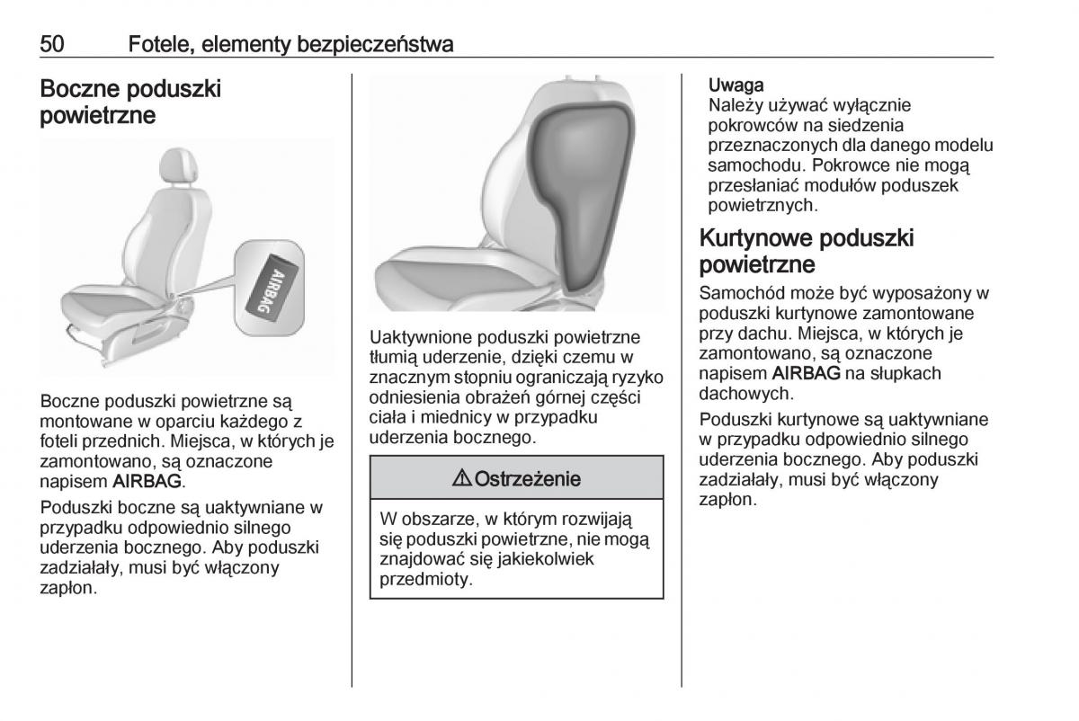 Opel Corsa E instrukcja obslugi / page 52